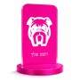סטנד תמונה מעוצב בעיצוב אישי עם השם שלך בעיצוב פרצוף בולדוג גודל 6 × 10 ס"מ