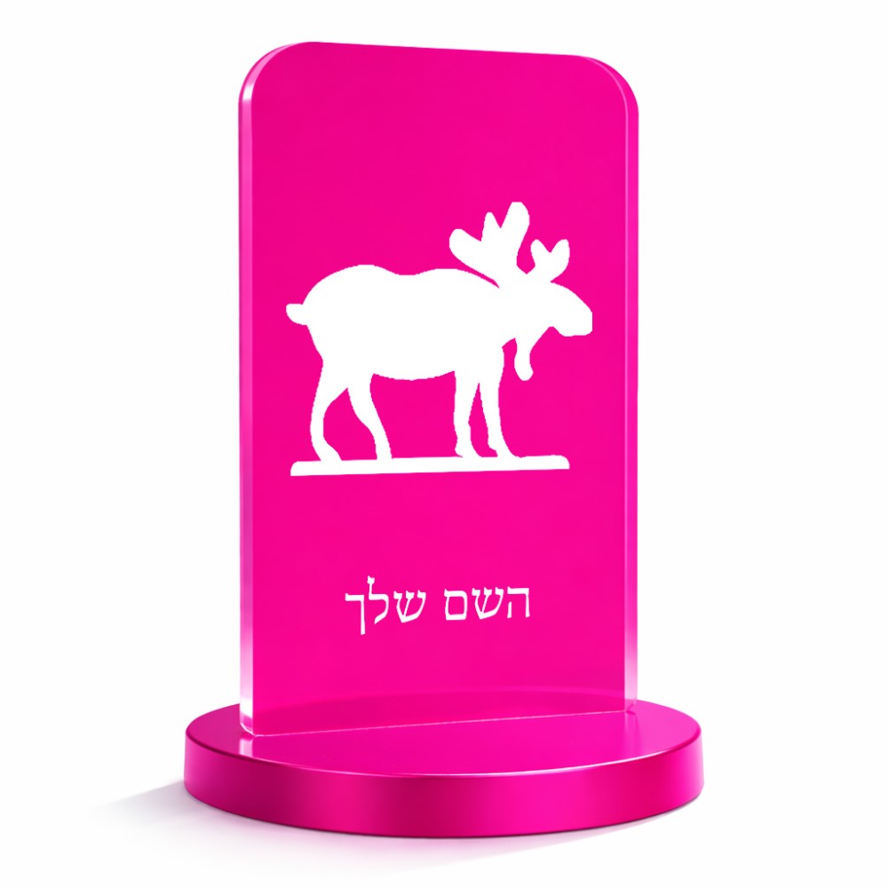 סטנד תמונה מעוצב בעיצוב אישי עם השם שלך בעיצוב דישון גודל 6 × 10 ס"מ