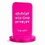 סטנד תמונה מעוצב בעיצוב אישי עם השם שלך בעיצוב האלפבית היווני גודל 6 × 10 ס"מ