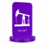 סטנד תמונה מעוצב בעיצוב אישי עם השם שלך בעיצוב באר נפט גודל 6 × 10 ס"מ