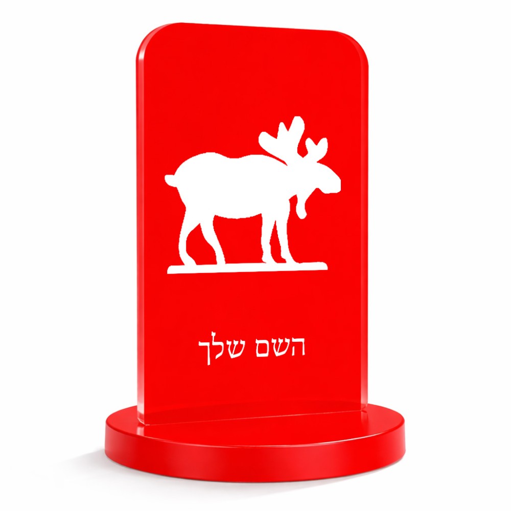סטנד תמונה מעוצב בעיצוב אישי עם השם שלך בעיצוב דישון גודל 6 × 10 ס"מ