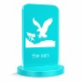 סטנד תמונה מעוצב בעיצוב אישי עם השם שלך בעיצוב נשר אמריקאי גודל 6 × 10 ס"מ