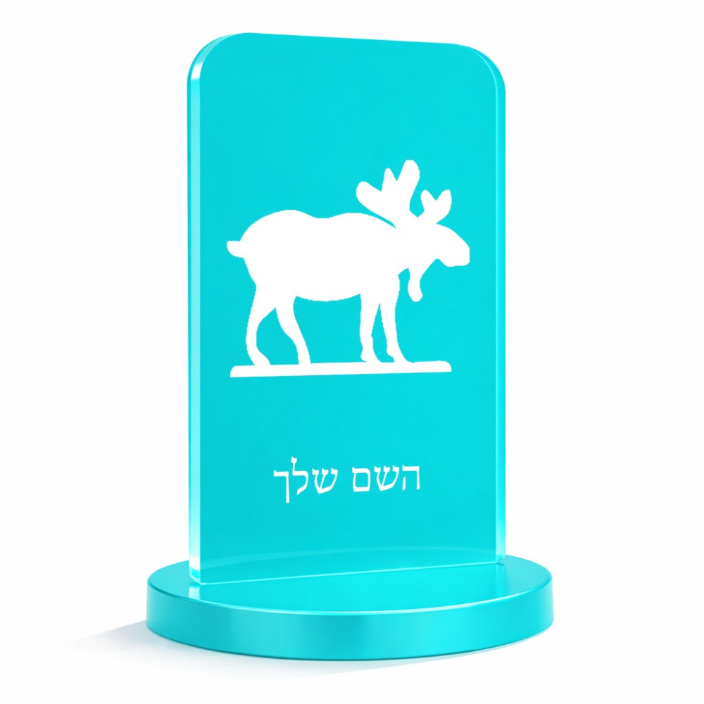 סטנד תמונה מעוצב בעיצוב אישי עם השם שלך בעיצוב דישון גודל 6 × 10 ס"מ