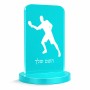 סטנד תמונה מעוצב בעיצוב אישי עם השם שלך בעיצוב שחקן פינג פונג גודל 6 × 10 ס"מ