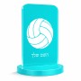 סטנד תמונה מעוצב בעיצוב אישי עם השם שלך בעיצוב כדור כדורעף גודל 6 × 10 ס"מ