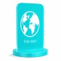 סטנד תמונה מעוצב בעיצוב אישי עם השם שלך בעיצוב עולם גודל 6 × 10 ס"מ