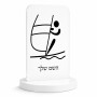 סטנד תמונה מעוצב בעיצוב אישי עם השם שלך בעיצוב שייט אולימפי גודל 6 × 10 ס"מ