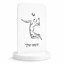 סטנד תמונה מעוצב בעיצוב אישי עם השם שלך בעיצוב שחקן כדורעף גודל 6 × 10 ס"מ