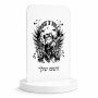 סטנד תמונה מעוצב בעיצוב אישי עם השם שלך בעיצוב רוקנרול גודל 6 × 10 ס"מ