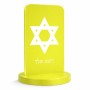 סטנד תמונה מעוצב בעיצוב אישי עם השם שלך בעיצוב מגן דוד - מגן דוד - ישראל גודל 6 × 10 ס"מ