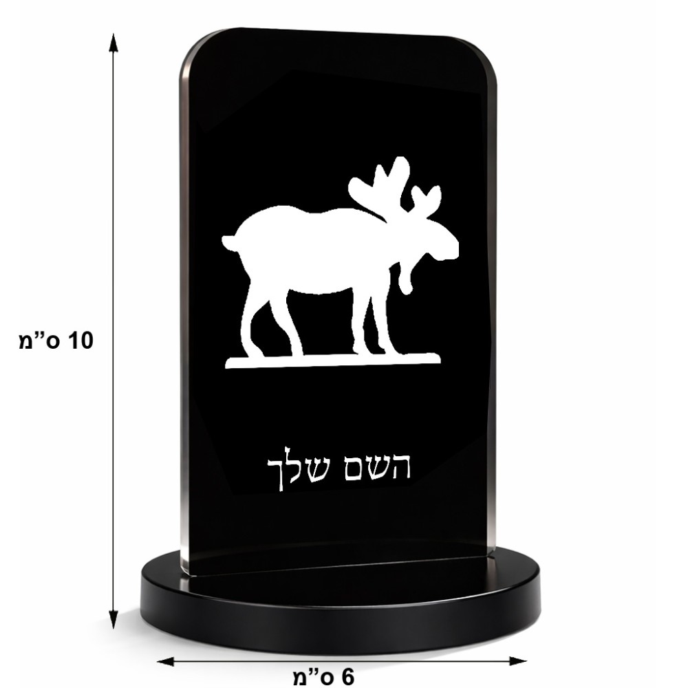 סטנד תמונה מעוצב בעיצוב אישי עם השם שלך בעיצוב דישון גודל 6 × 10 ס"מ