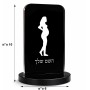 סטנד תמונה מעוצב בעיצוב אישי עם השם שלך בעיצוב אישה בהריון גודל 6 × 10 ס"מ