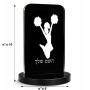 סטנד תמונה מעוצב בעיצוב אישי עם השם שלך בעיצוב מעודדת גודל 6 × 10 ס"מ