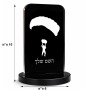 סטנד תמונה מעוצב בעיצוב אישי עם השם שלך בעיצוב צניחה חופשית גודל 6 × 10 ס"מ