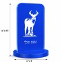 סטנד תמונה מעוצב בעיצוב אישי עם השם שלך בעיצוב צבי גודל 6 × 10 ס"מ