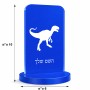 סטנד תמונה מעוצב בעיצוב אישי עם השם שלך בעיצוב דינוזאור גודל 6 × 10 ס"מ
