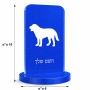 סטנד תמונה מעוצב בעיצוב אישי עם השם שלך בעיצוב כלב גודל 6 × 10 ס"מ