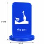 סטנד תמונה מעוצב בעיצוב אישי עם השם שלך בעיצוב ג'ירפה באפריקה גודל 6 × 10 ס"מ