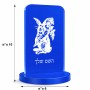 סטנד תמונה מעוצב בעיצוב אישי עם השם שלך בעיצוב ארנב מחזיק גזר גודל 6 × 10 ס"מ