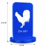 סטנד תמונה מעוצב בעיצוב אישי עם השם שלך בעיצוב תרנגול גודל 6 × 10 ס"מ