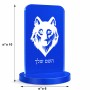 סטנד תמונה מעוצב בעיצוב אישי עם השם שלך בעיצוב זאב גודל 6 × 10 ס"מ