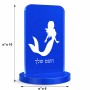סטנד תמונה מעוצב בעיצוב אישי עם השם שלך בעיצוב בתולת ים - אישה גודל 6 × 10 ס"מ