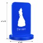 סטנד תמונה מעוצב בעיצוב אישי עם השם שלך בעיצוב נסיכה גודל 6 × 10 ס"מ