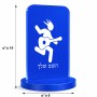 סטנד תמונה מעוצב בעיצוב אישי עם השם שלך בעיצוב נגן גיטרה גודל 6 × 10 ס"מ