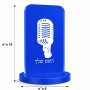 סטנד תמונה מעוצב בעיצוב אישי עם השם שלך בעיצוב מיקרופון גודל 6 × 10 ס"מ