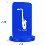 סטנד תמונה מעוצב בעיצוב אישי עם השם שלך בעיצוב סקסופון גודל 6 × 10 ס"מ