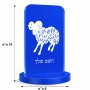 סטנד תמונה מעוצב בעיצוב אישי עם השם שלך בעיצוב מזלות - טלה גודל 6 × 10 ס"מ