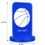 סטנד תמונה מעוצב בעיצוב אישי עם השם שלך בעיצוב כדורסל גודל 6 × 10 ס"מ