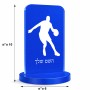 סטנד תמונה מעוצב בעיצוב אישי עם השם שלך בעיצוב שחקן כדורסל גודל 6 × 10 ס"מ