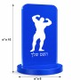 סטנד תמונה מעוצב בעיצוב אישי עם השם שלך בעיצוב פיתוח גוף גודל 6 × 10 ס"מ