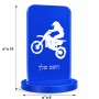 סטנד תמונה מעוצב בעיצוב אישי עם השם שלך בעיצוב מוטוקרוס גודל 6 × 10 ס"מ