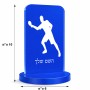 סטנד תמונה מעוצב בעיצוב אישי עם השם שלך בעיצוב שחקן פינג פונג גודל 6 × 10 ס"מ