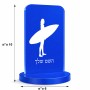 סטנד תמונה מעוצב בעיצוב אישי עם השם שלך בעיצוב גלישה - גלישה גודל 6 × 10 ס"מ