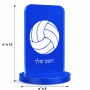 סטנד תמונה מעוצב בעיצוב אישי עם השם שלך בעיצוב כדור כדורעף גודל 6 × 10 ס"מ