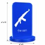 סטנד תמונה מעוצב בעיצוב אישי עם השם שלך בעיצוב אק 47 גודל 6 × 10 ס"מ
