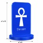 סטנד תמונה מעוצב בעיצוב אישי עם השם שלך בעיצוב אנק - מפתח החיים המצרי גודל 6 × 10 ס"מ