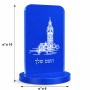 סטנד תמונה מעוצב בעיצוב אישי עם השם שלך בעיצוב ביג בן גודל 6 × 10 ס"מ