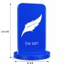 סטנד תמונה מעוצב בעיצוב אישי עם השם שלך בעיצוב נוצת נוצה גודל 6 × 10 ס"מ
