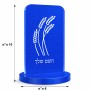 סטנד תמונה מעוצב בעיצוב אישי עם השם שלך בעיצוב חיטה גלית זהב גודל 6 × 10 ס"מ