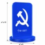 סטנד תמונה מעוצב בעיצוב אישי עם השם שלך בעיצוב פטיש ומגל גודל 6 × 10 ס"מ