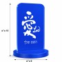 סטנד תמונה מעוצב בעיצוב אישי עם השם שלך בעיצוב אהבה באותיות יפניות גודל 6 × 10 ס"מ