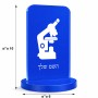 סטנד תמונה מעוצב בעיצוב אישי עם השם שלך בעיצוב מיקרוסקופ גודל 6 × 10 ס"מ