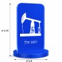 סטנד תמונה מעוצב בעיצוב אישי עם השם שלך בעיצוב באר נפט גודל 6 × 10 ס"מ