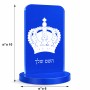 סטנד תמונה מעוצב בעיצוב אישי עם השם שלך בעיצוב כתר מלכותי גודל 6 × 10 ס"מ