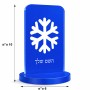סטנד תמונה מעוצב בעיצוב אישי עם השם שלך בעיצוב שלג גודל 6 × 10 ס"מ