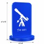 סטנד תמונה מעוצב בעיצוב אישי עם השם שלך בעיצוב טלסקופ גודל 6 × 10 ס"מ
